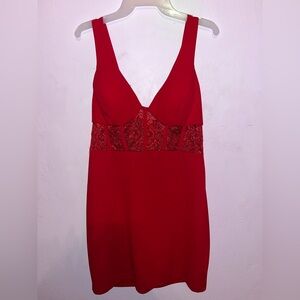 Crystal Doll Red Lace Chemise